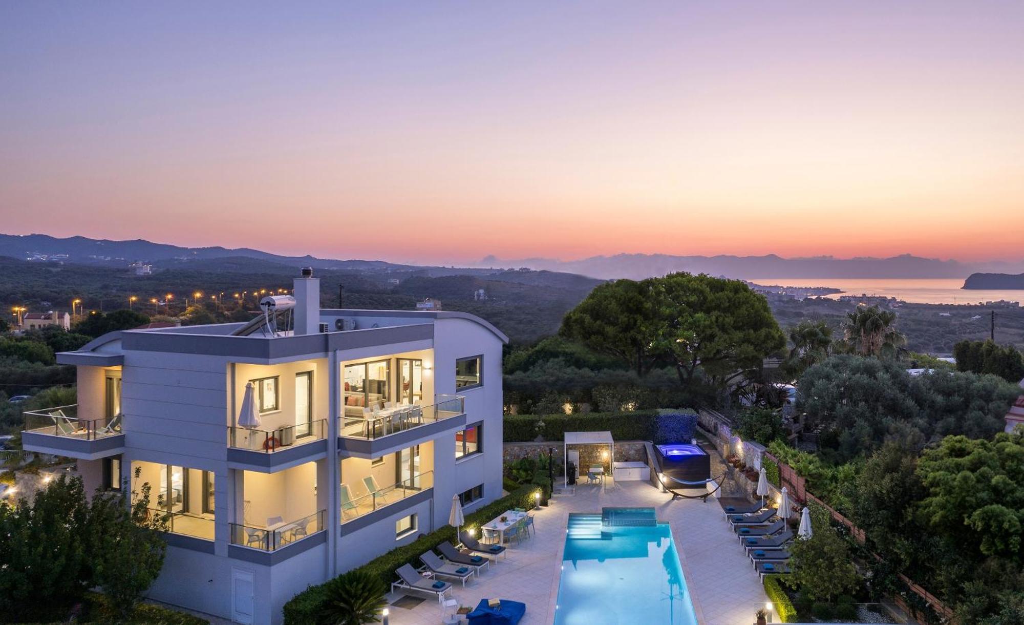 Вілла Elysium Seaview Oasis Kato Galatas Екстер'єр фото